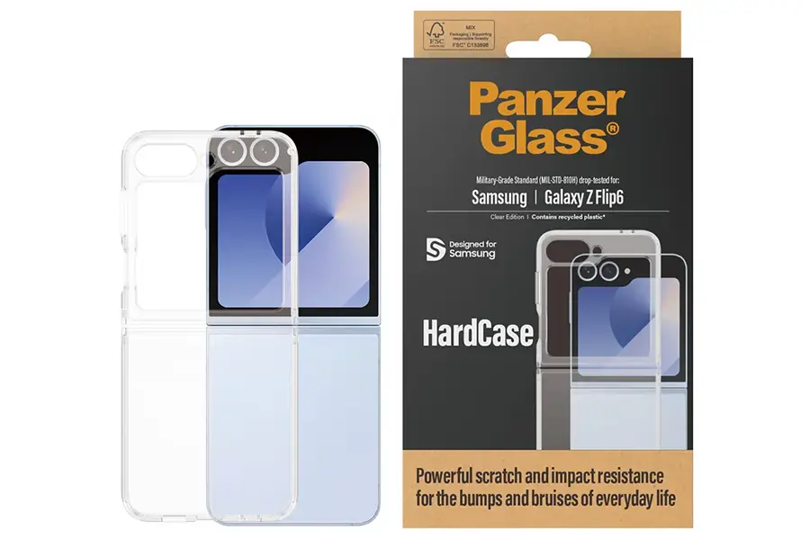 Etui PanzerGlass HardCase do Galaxy Z Flip6 przezroczyste